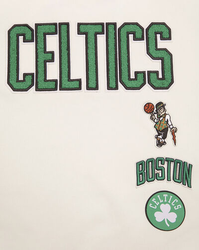 Boston Celtics Retro Classic Rib Fleece Crewneck