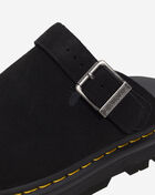 Dr. Martens Zebzag Suede Slingback Platform Mules 31657001 Black 8