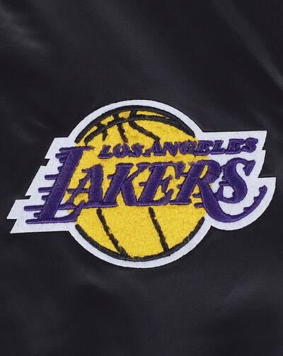 Los Angeles Lakers Retro Classic Rib Satin Jacket