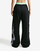 Nike Studio Fleece Medium Weight Oversized High-Rise Straight-Leg Graphic Pants IV4956-001 Black 2