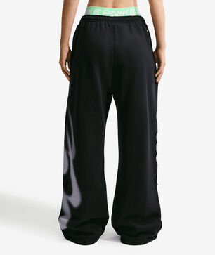 Studio Fleece Medium Weight Oversized High-Rise Straight-Leg Graphic Pants