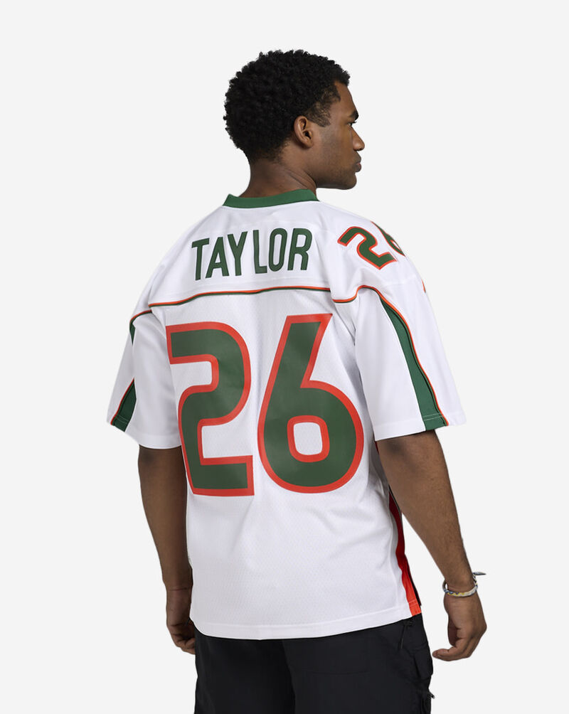Mitchell  Ness Miami Hurricanes Sean Taylor #26 Jersey JY13045-MIAWHIT White 2