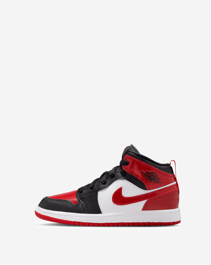 Shop Jordan Little Kids' Air Jordan 1 Mid SE HV4444-006 red