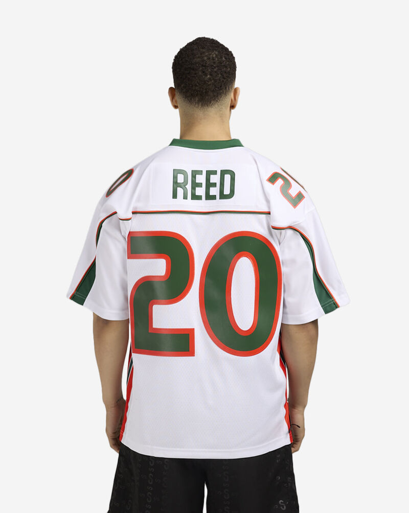 Mitchell  Ness Miami Hurricanes Ed Reed #20 Jersey JY13046-MIAWHIT White 2