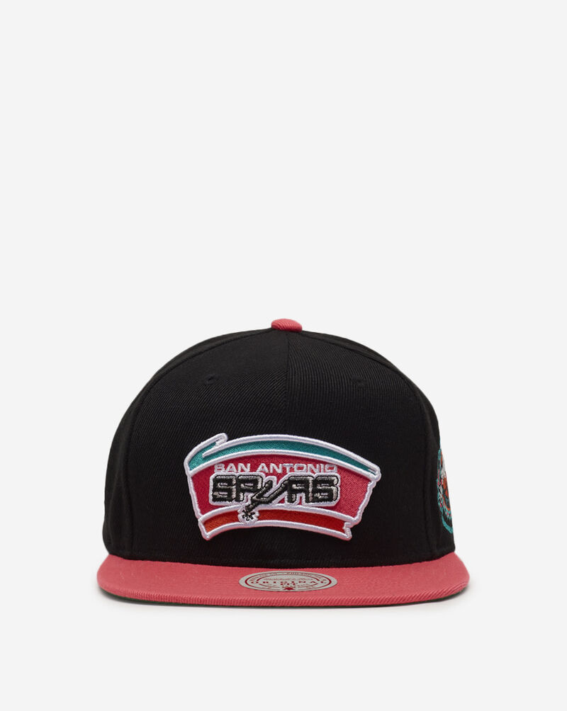 Mitchell  Ness San Antonio Spurs All Star Color Snapback 6HSSMM20272-SASBKPK Black 2