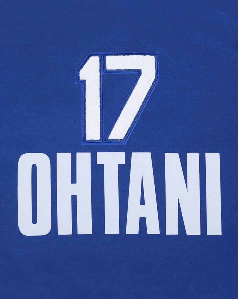 PRO STANDARD Los Angeles Dodgers Shohei Ohtani #17 Classic Player Name And Number Double Knit Pullover Hoodie LLD5315417-DBL Blue 2