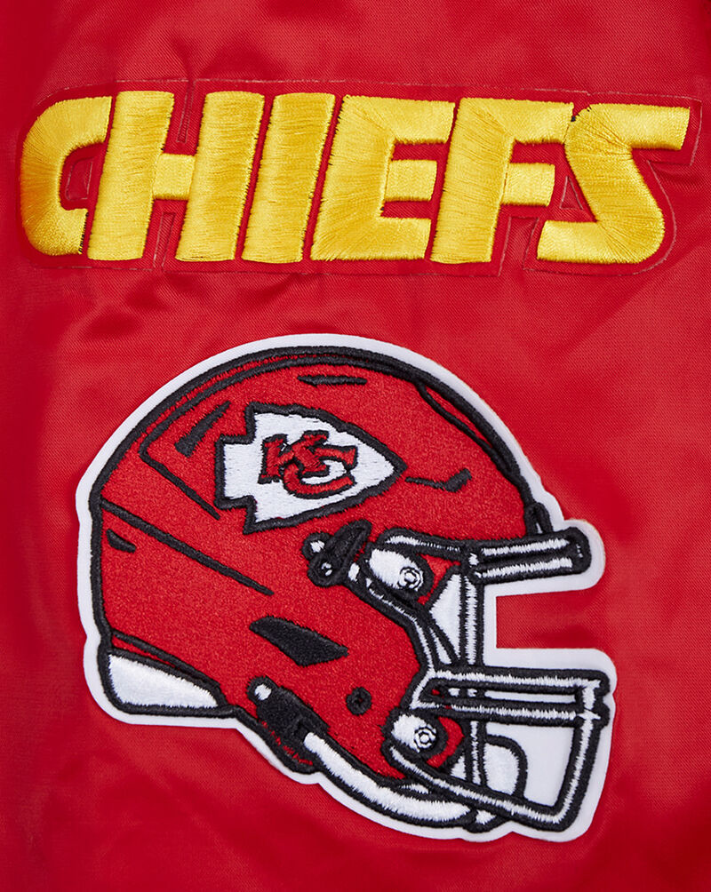 PRO STANDARD Kansas City Chiefs Mash Up Rib Satin Jacket FKC6410437-RED Red 2