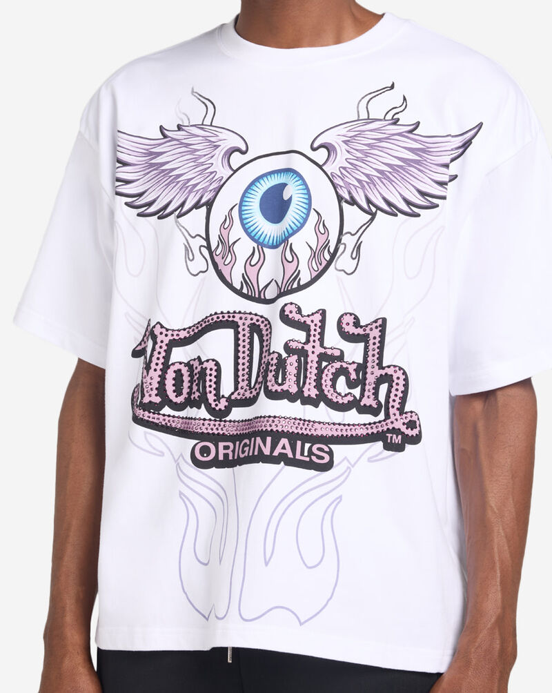 Von Dutch Evil Eye Flame Tee 4VND9E1040-WHT White 3