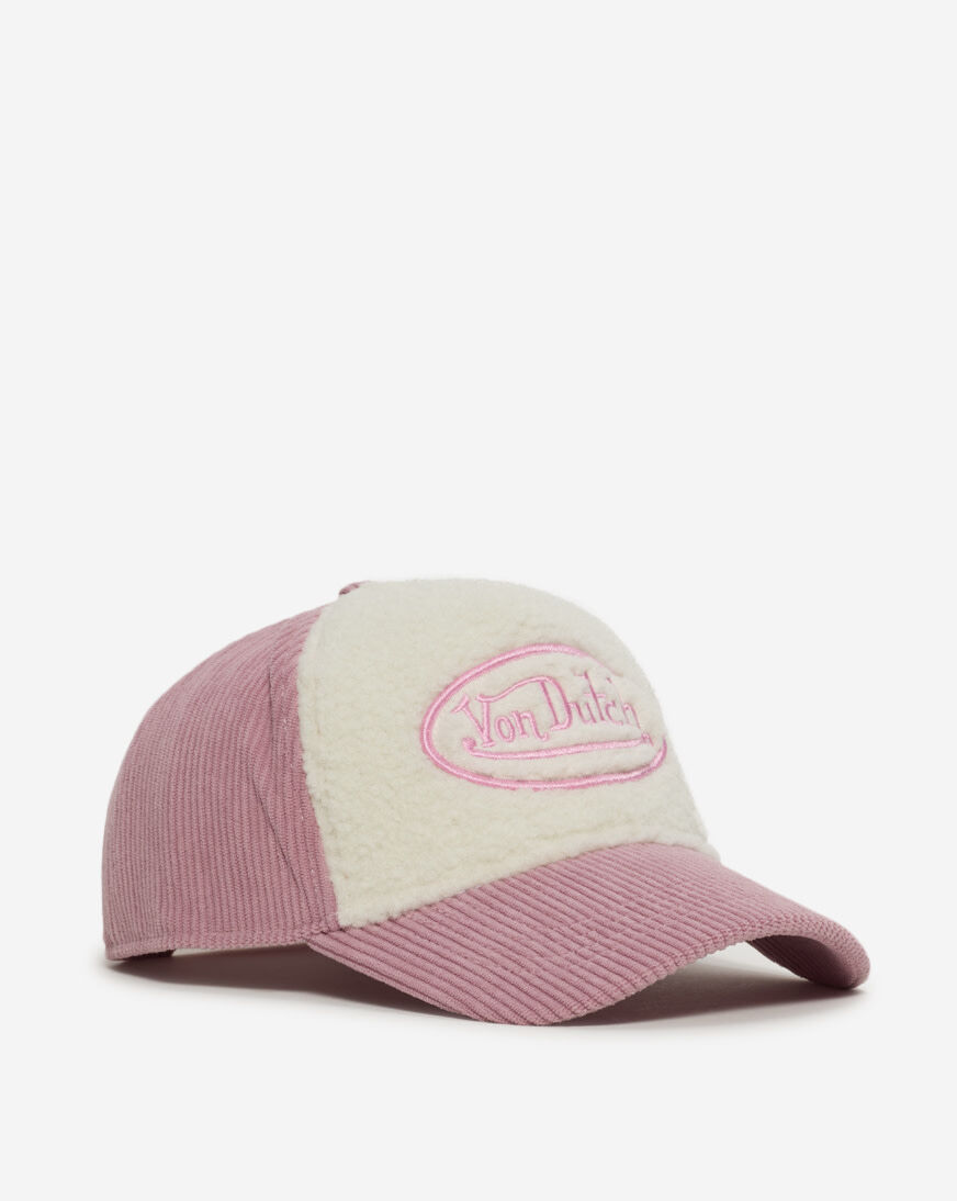 Von Dutch ピンクストーンデニムキャップ00s archive Dark Denim Pink