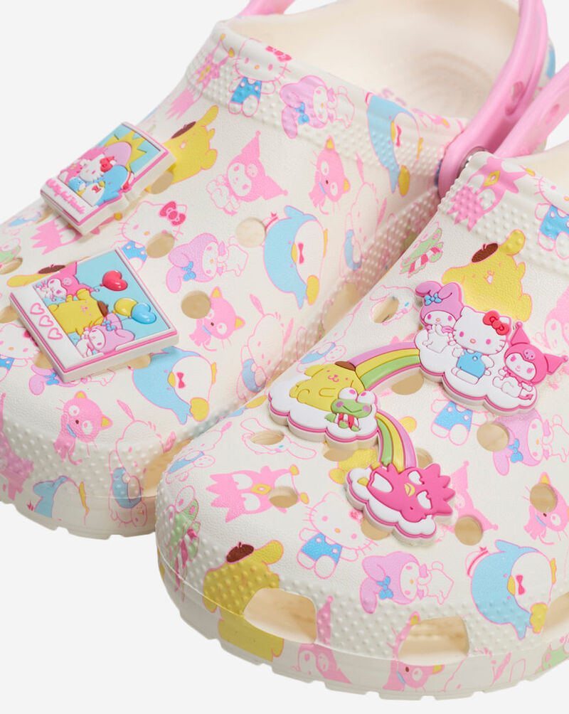 Crocs Grade School Hello Kitty Classic Clog 212685-90HJ Pink 8