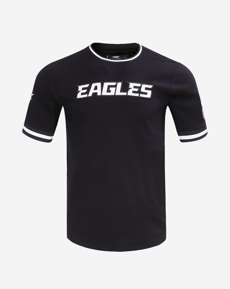 PRO STANDARD Philadelphia Eagles Classic Chenille Double Knit Tee FPE1410196-BLK Black 1