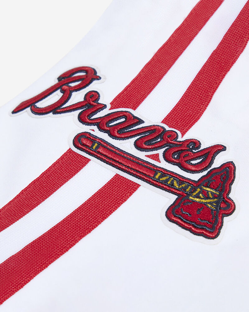 PRO STANDARD Atlanta Braves Classic Chenille Double Knit Short LAB331547-WHT White 2