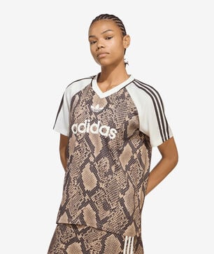 Snake Print Satin Jersey