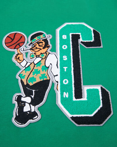 Boston Celtics Mash Up Rib Fleece Crewneck