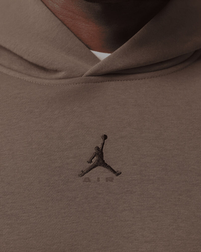 Jordan Brooklyn Oversized Fleece Pullover Hoodie IM8911-274 Brown 3