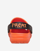 Crocs Grade School Classic Jack O' Lantern Lights Clog 211685-810J Orange 6