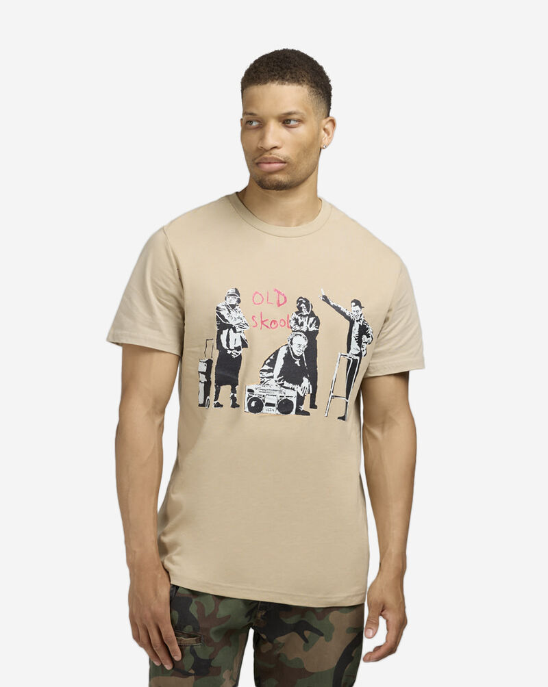 Mister Tee Banksy Old Skool Tee MCUS156-US-03872 Beige 1