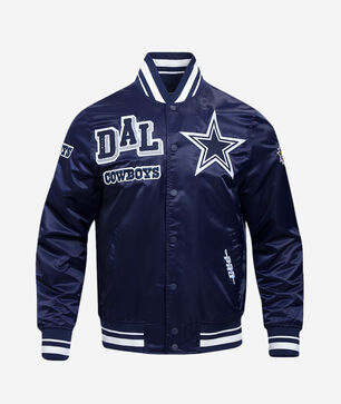 Dallas Cowboys Mashup Rib Satin Jacket
