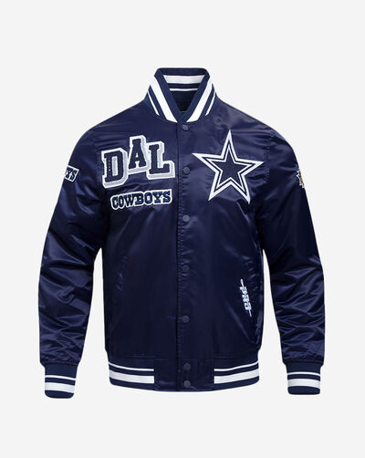 Dallas Cowboys Mashup Rib Satin Jacket