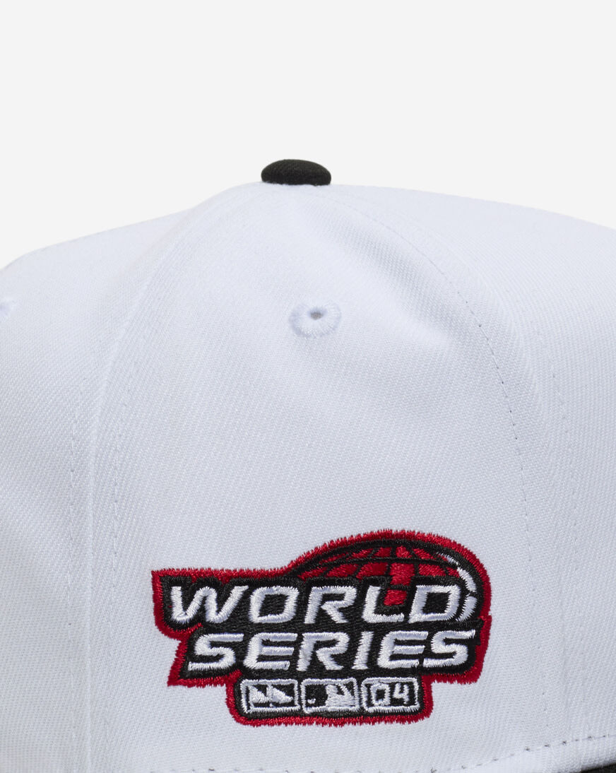 Shop New Era 9Fifty Boston Red Sox Retro Hook A-Frame Snapback Hat