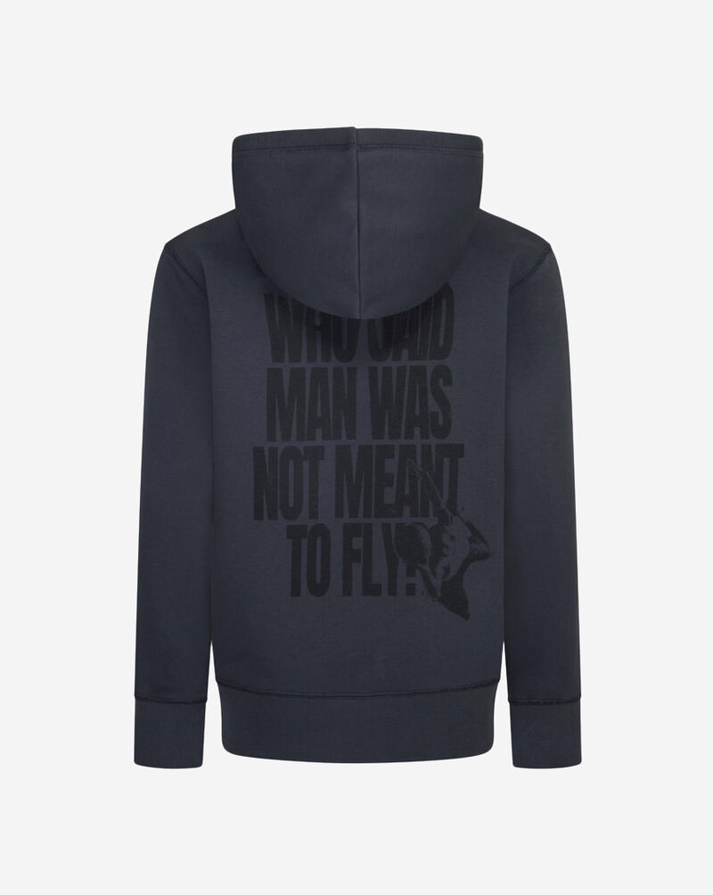 Jordan Big Kids' J Day Brooklyn Fleece Pullover Hoodie 95D690-G0T Blue 3