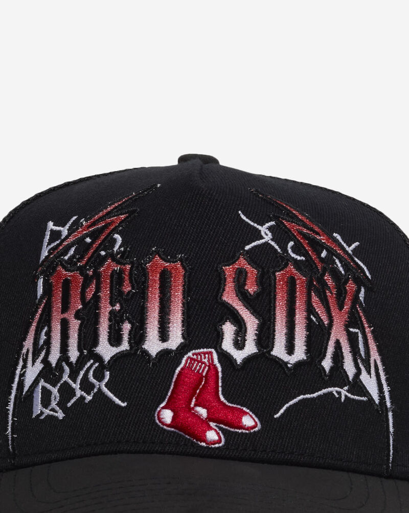 PRO STANDARD Boston Red Sox Breakout Wool Blend Pro Pinch Snapback Hat LBR7316322-BLK Black 2