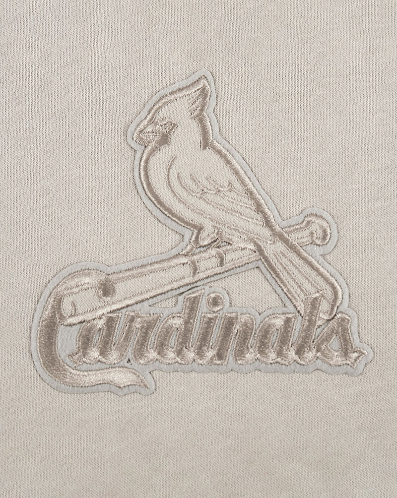 PRO STANDARD Big Girls' St. Louis Cardinals Neutral Fleece Pull Over Hoodie LSCBC314973-TAU Beige 4