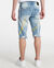 5 Pocket Chain Art Denim Shorts