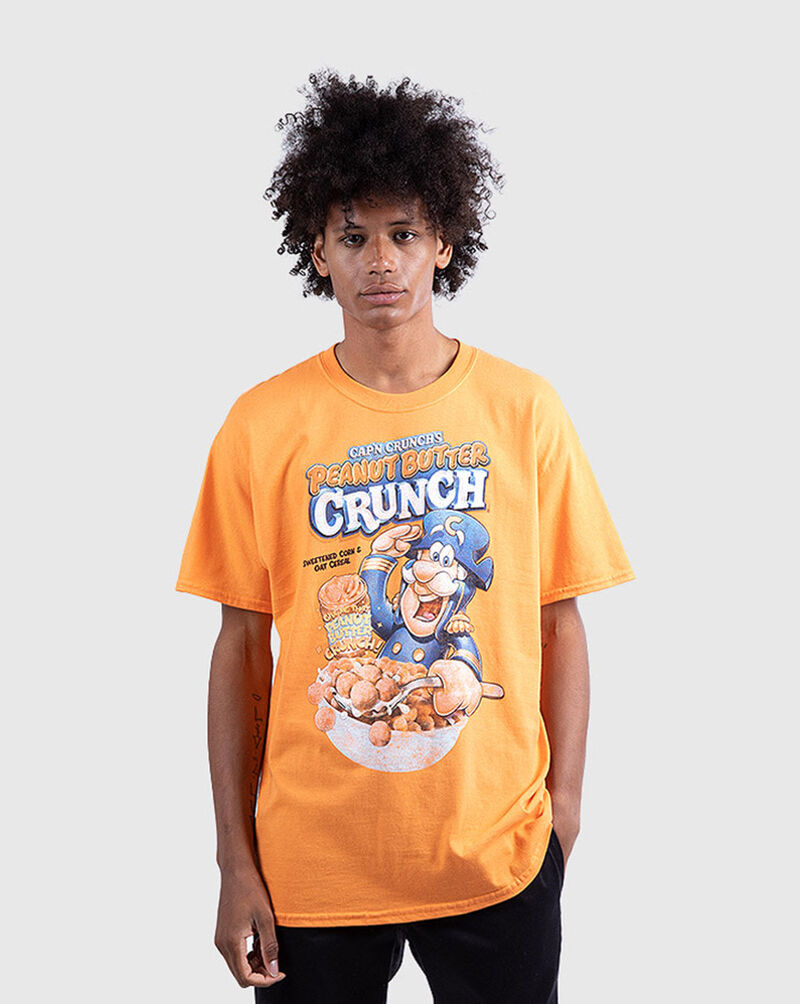 Graphic Tees Peanut Butter Captain Crunch Tee QRAS2042 Orange 1