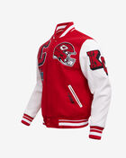 Kansas City Chiefs Mash Up Rib Wool Varsity Jacket
