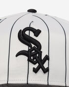 New Era 9Fifty Chicago White Sox Satin Pinstripe Snapback Hat 60724059 White 2