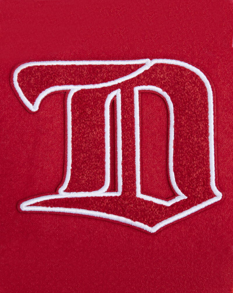 PRO STANDARD Detroit Red Wings Retro Classic Rib Wool Varsity Jacket HDRH67565-RDW Red 4