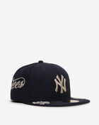 New Era 59Fifty New York Yankees Wordmark Fitted Hat 60792428 Blue 1