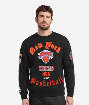 New York Knicks Old English Crewneck