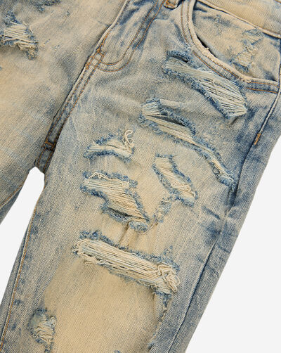 Kids' Distressed Slim Fit Jeans (2-7)