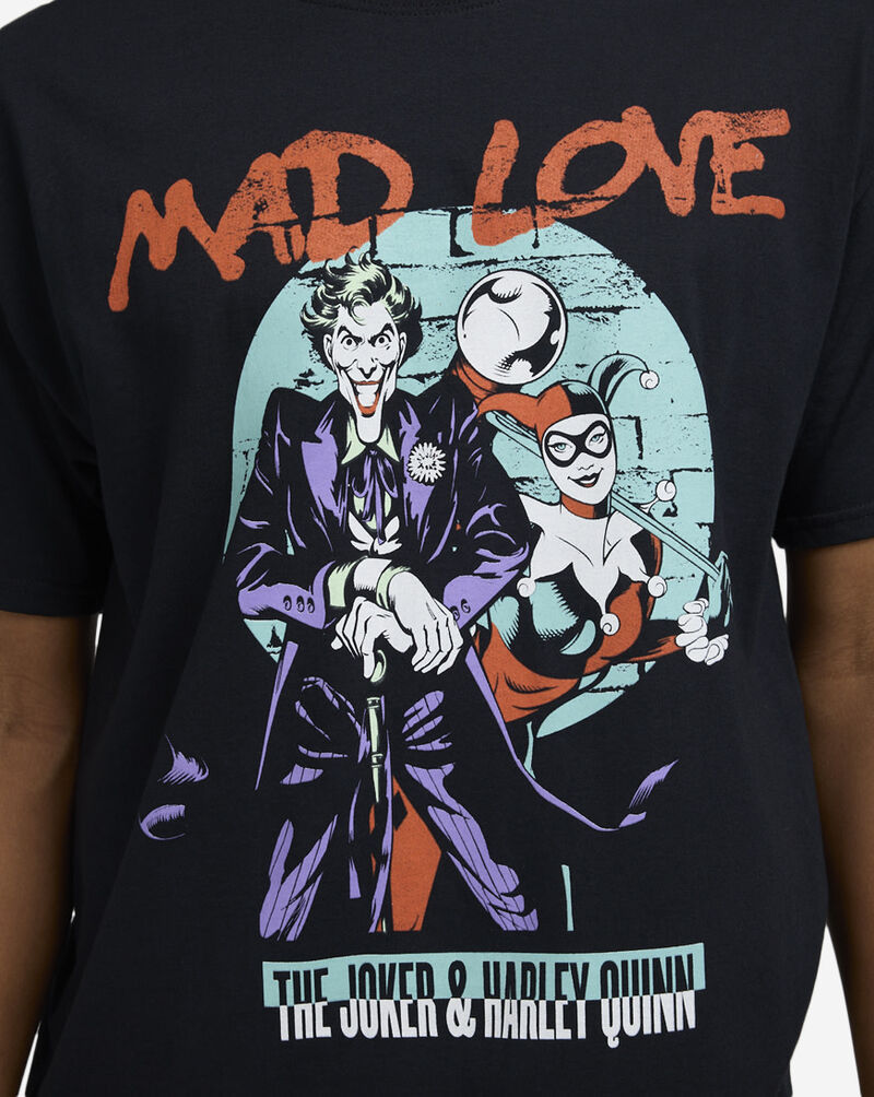 Graphic Tees Joker and Harley Mad Love Tee BMN046AMNNS Black 3