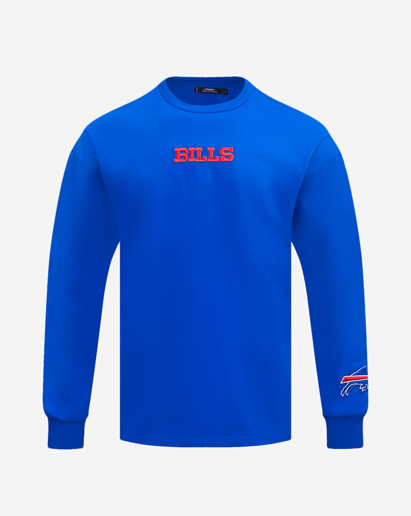 PRO STANDARD Buffalo Bills Wingspam Drop Shoulder  Long Sleeve Tee FBB2410475-RYB Blue 1