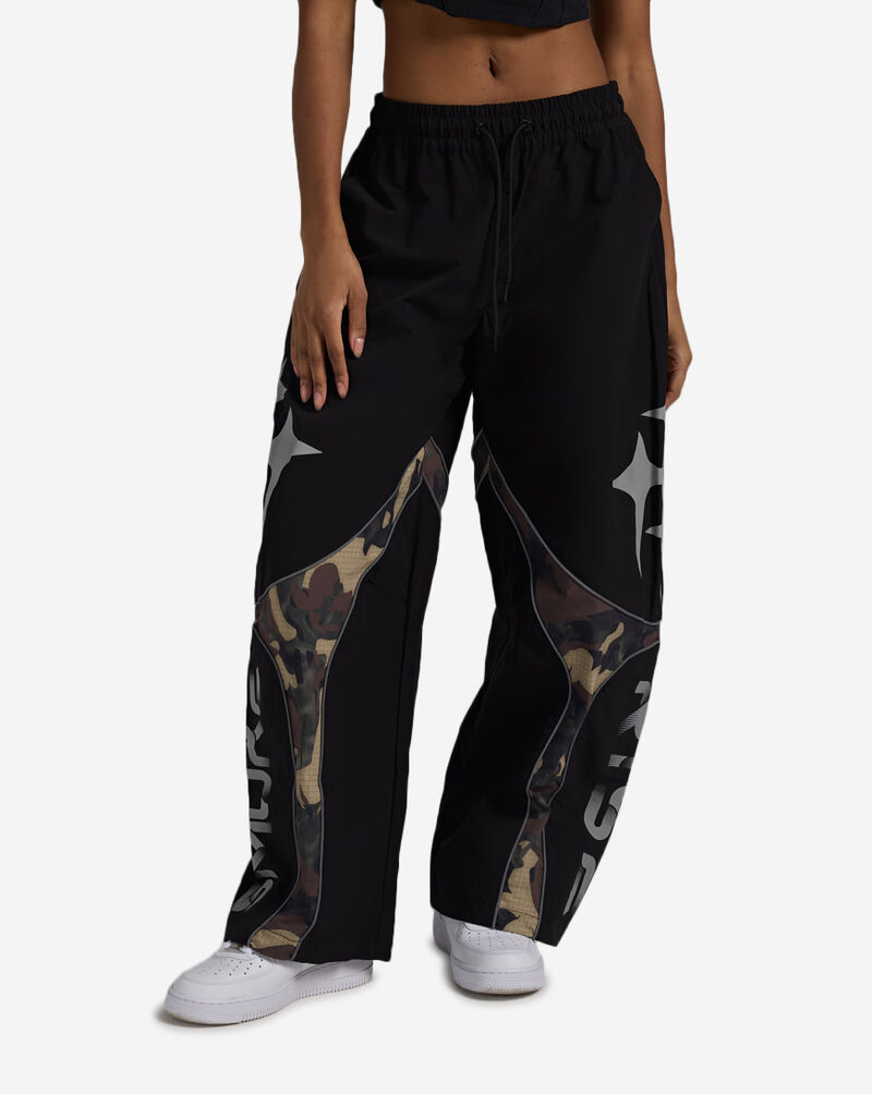 Smoke Rise Reflective Cropped Nylon Camo Panel Pant RWP26F337SN Camo 1