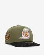 9Fifty Los Angeles Lakers Green Bark A-Frame Snapback Hat