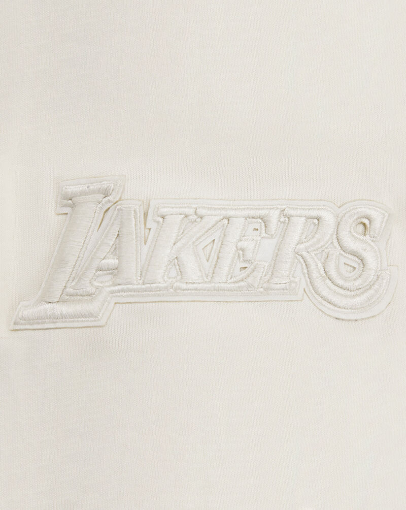 PRO STANDARD Los Angeles Lakers Neutral Drop Shoulder Tee BLL157342-EGG cream 4