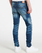 Crysp Denim Rip Patch Jeans CRYSPHOL2140-IND Blue 2