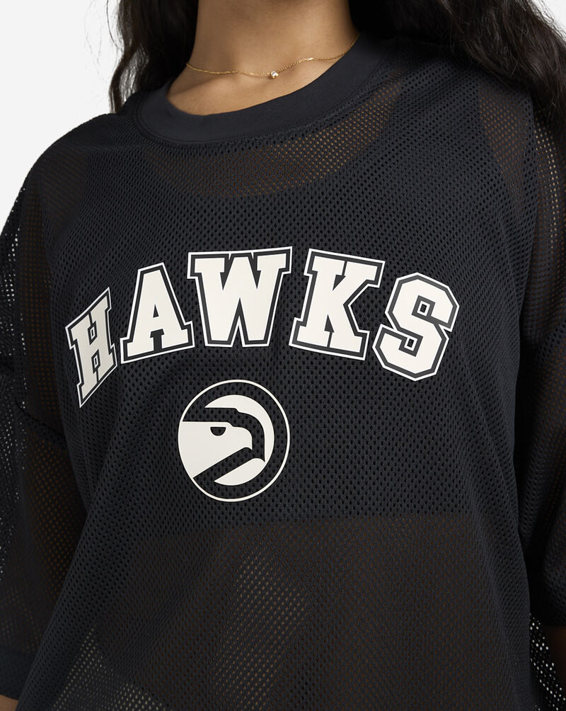Mitchell  Ness Atlanta Hawks Mesh Jersey TP8486-AHABLCK Black 3