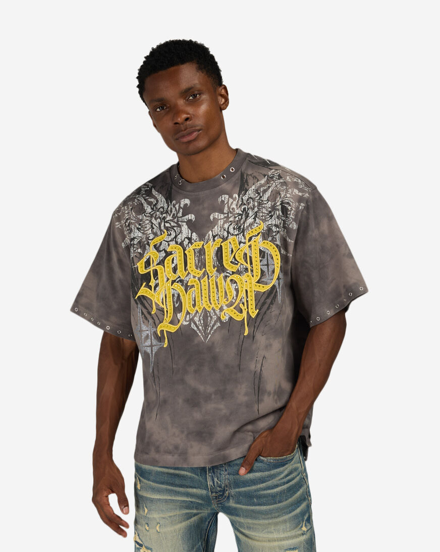 トップス soor ploom angel tee 6y Shop Smoke Rise Sacred Dawn Tee KT26F537SN-GRY grey | SNIPES USA