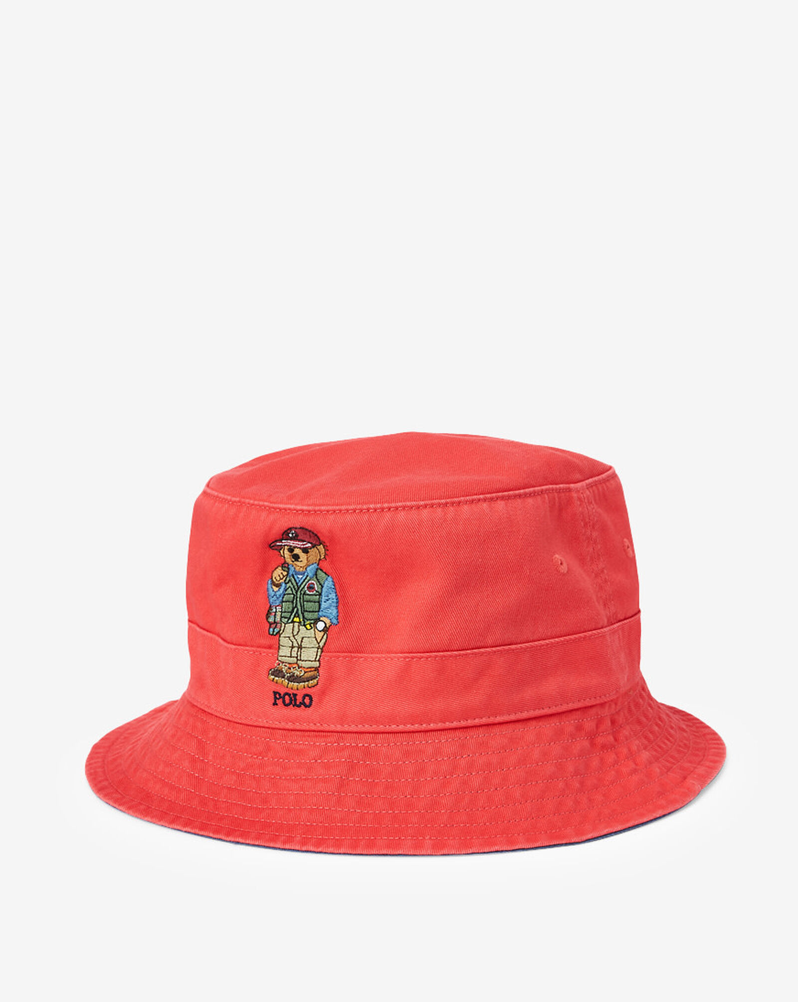Red polo bucket hats Clearance