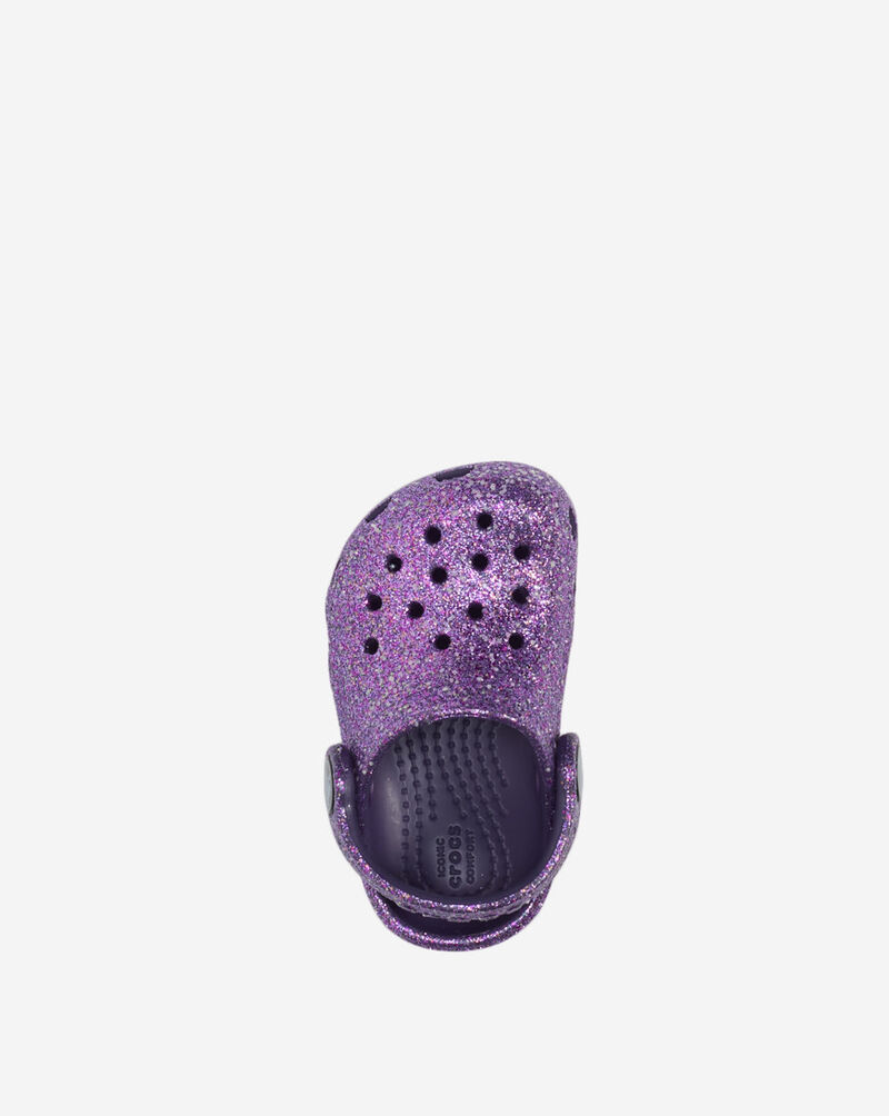 Crocs Toddler Classic Space Glitter Clog 210721-5AT Purple 10