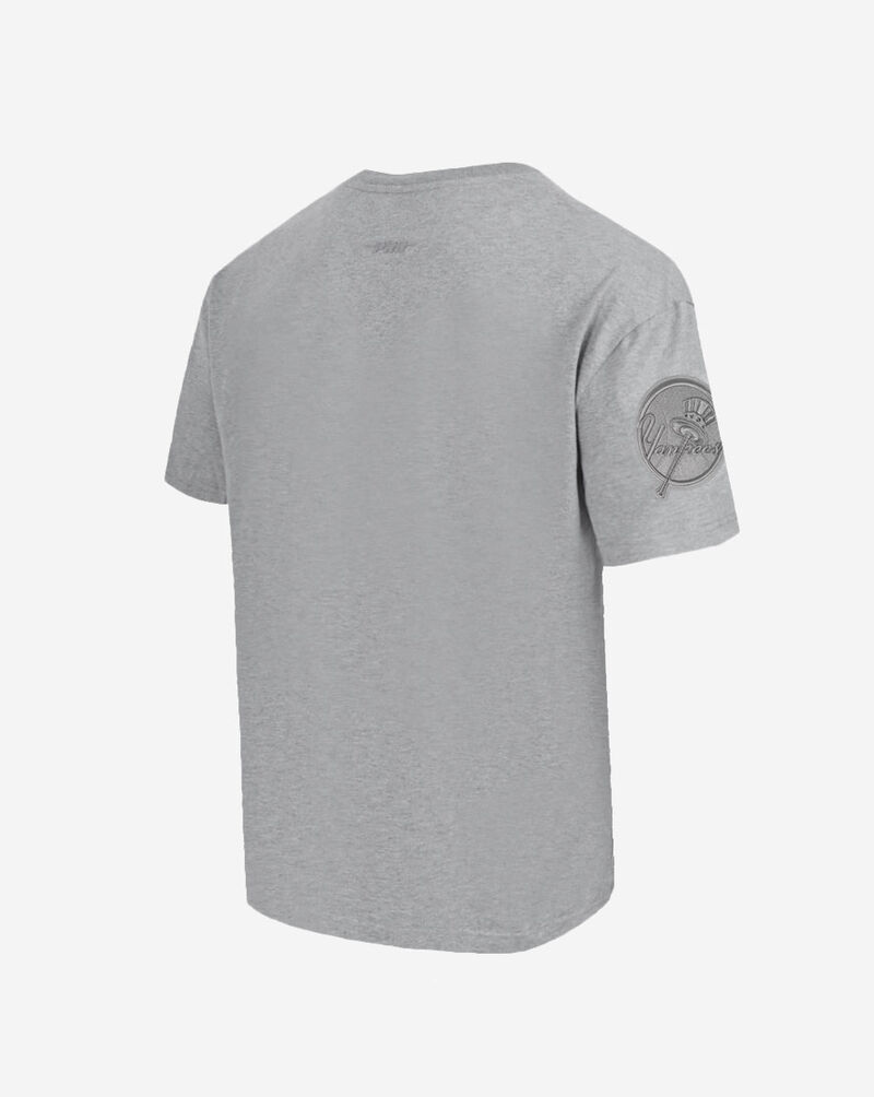 PRO STANDARD New York Yankees Neutral Drop Shoulder Tee  LNY136855-DHG Grey 3