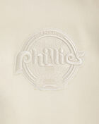 Philadelphia Phillies Neutral Drop Shoulder Fleece Pull Over Hoodie