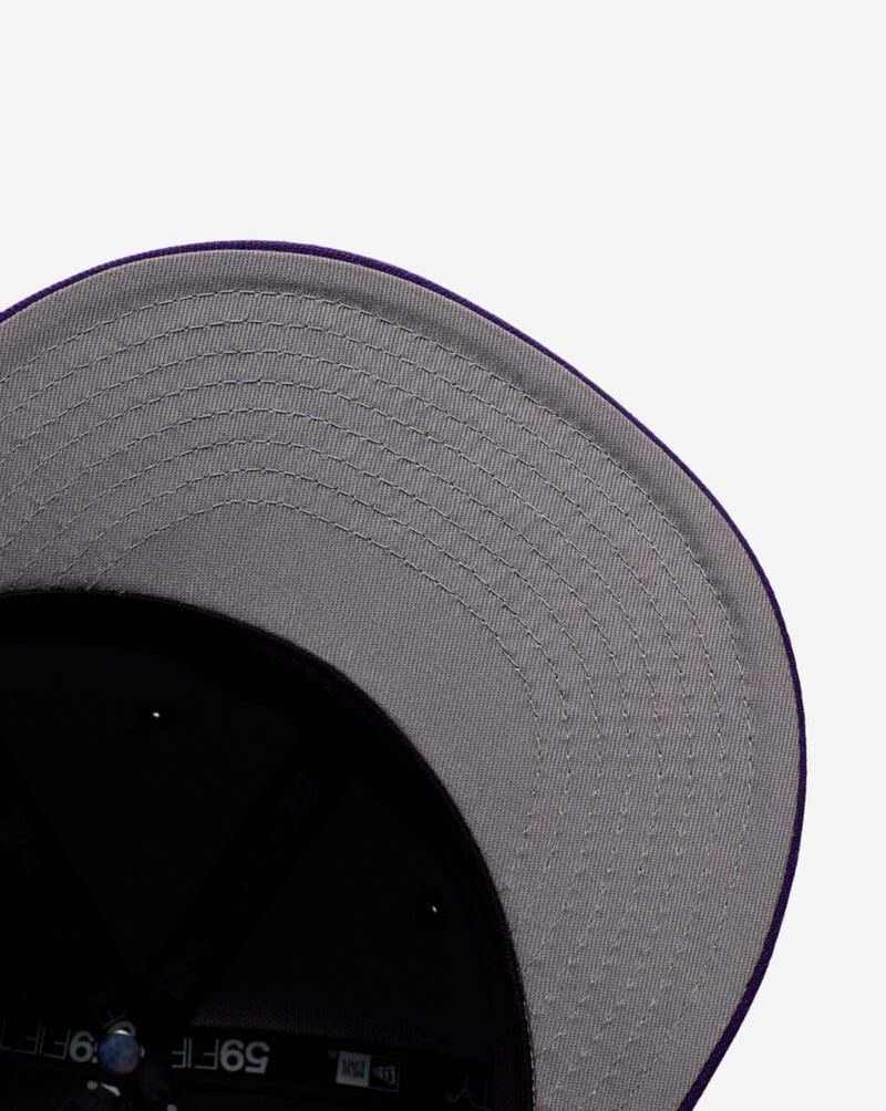 New Era 9Fifty Grape Detroit Tigers Retro Hooks Fitted Hat 70939087 Black 4