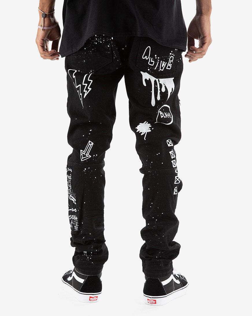 Painted pants clearance