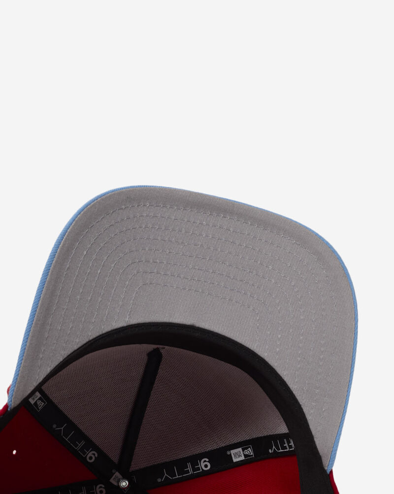 New Era 9Fifty Atlanta Braves Snapback Hat 70956204 Red 4